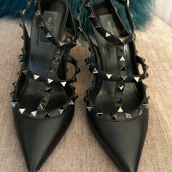 Valentino Garavani Shoes - Valentino Rockstud, Black on Black